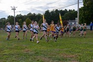 Southwick 7th grader Jacob Rokicki outkicks the competition in high school cross country tri-meet