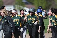 No. 10 Southwick softball defeats Mount Everett in six innings, honors Sarah Hough for multiple milestones (photos/video)