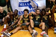 Co-Champions Series: Taconic boys cut down basketball net after claiming first state title