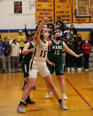 High School Sports Scoreboard for Dec. 30: Anna Dyjach leads Hopkins girls basketball past Ware; State-Champion Golden Hawks baseball team honored & more (33 photos)
