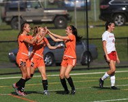 South Hadley girls soccer kicks off title defense with 4-1 win over Hampshire (photos)