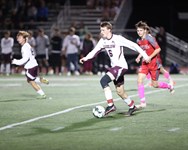 Ben Riley’s second half goal lifts No. 5 Ludlow boys soccer to 1-0 victory over No. 1 Agawam