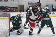 Greenfield boys hockey spoils Westfield’s Senior Night with ‘playoff atmosphere’ win (photos)