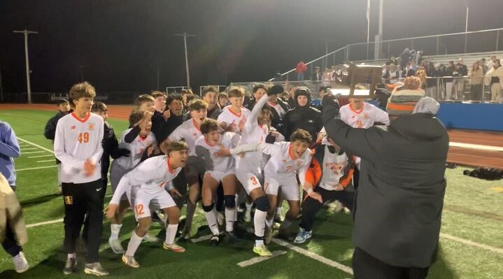 How did Newton North boys soccer get into the D-I state tournament Final Four?