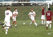 No. 7 Belchertown boys soccer holds off Amherst (photos)