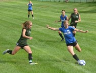 HS soccer photos: Girls soccer jamboree at Minnechaug Regional