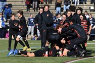 Charlie Anischik’s hat trick leads No. 1 South Hadley boys soccer to first ever state title in win over No. 6 Blackstone Valley Tech