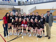 No. 1 Mount Greylock girls volleyball bests No. 3 Lenox in WMass Class C finals despite early stumble