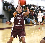 Duggan boys basketball cruises past Veritas Prep in WMass Class D quarterfinal, sets up rematch with Hoosac Valley