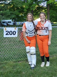 Brianna Lynch records 200th career strikeout, guiding Lee softball to victory on Senior Night