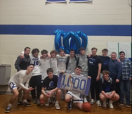 Nate Breault fulfills childhood dream, scores 1,000th point for No. 7 Granby in D-V Round of 32 win
