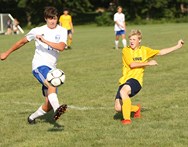 Who are the top returning sophomore boys soccer stat leaders in 2023?