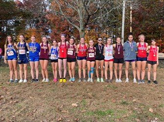 Which Western Mass. runners will compete in the state girls XC championships?