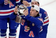 Amherst native Ryan Leonard named MVP of 2025 World Juniors, USA wins gold